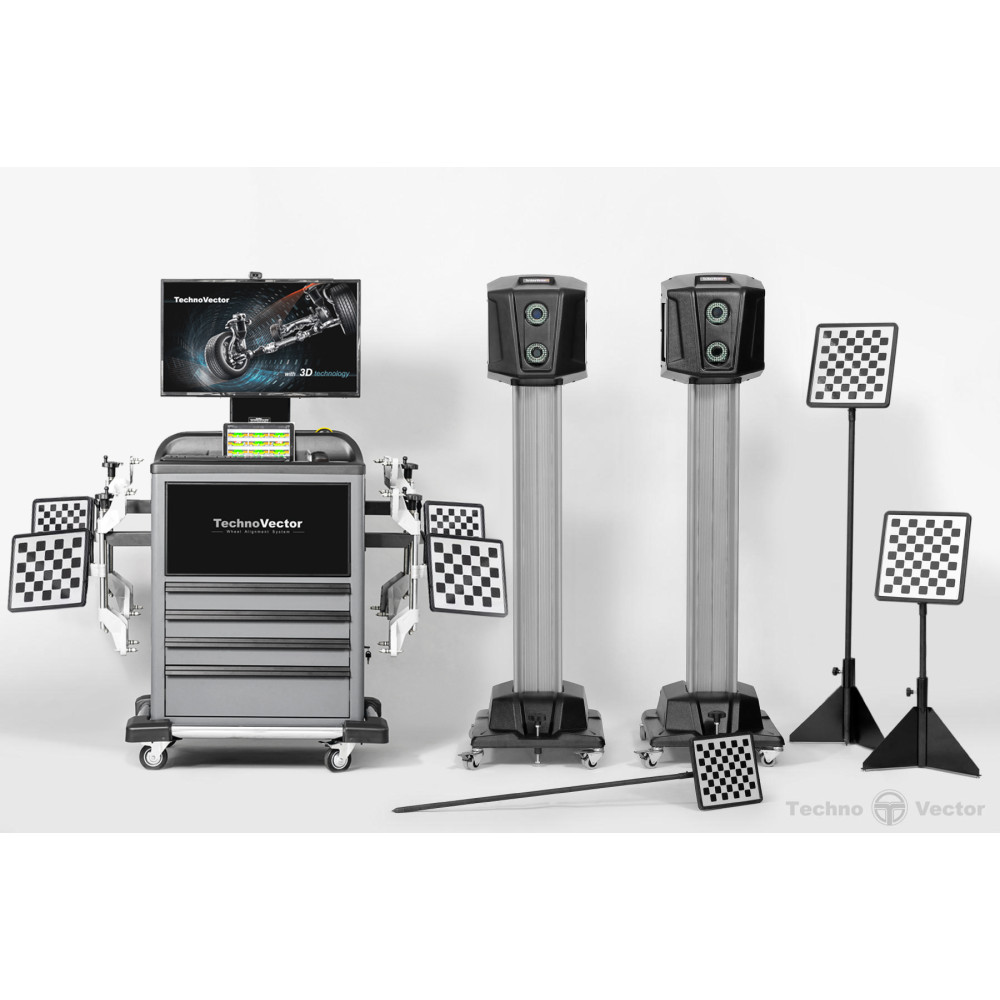 Мобильный стенд сход-развал 3D для грузовых автомобилей ТехноВектор 7 Truck P 7204 HT MC4