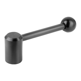 K0176 Рукоятки зажимные из стали с круглой ручкой из пластика