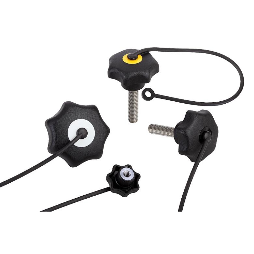 K0155 Ручки звездообразные с фиксирующим тросиком