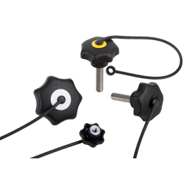 K0155 Ручки звездообразные с фиксирующим тросиком