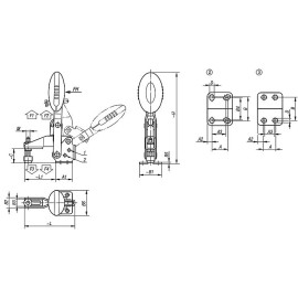 K0662 Прижимы механические антистатические с горизонтальным основанием