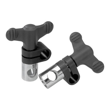 K0136 Зажимы для круглых труб поворотные с ручкой