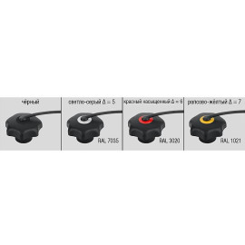 K0155 Ручки звездообразные с фиксирующим тросиком