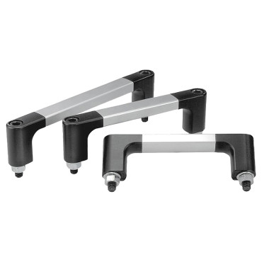 K0209 Ручки трубчатые из алюминия с крепежными болтами