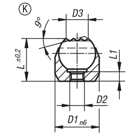 K0282 Упоры подвижные на 9°
