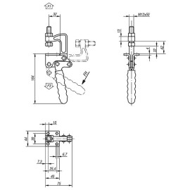 K0078 Зажимы механические с жестко установленным винтом