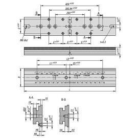 K1556 Плиты направляющие для тисков KIPPflexX (K1555)