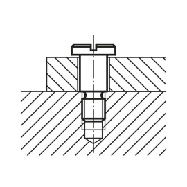 K0704 Винты DIN 923 с хвостовиком и пазом