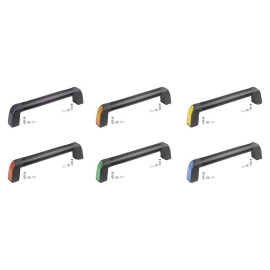 K1445 Ручки трубчатые из алюминия и пластика