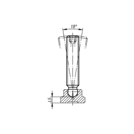 K0391 Винты нажимные из стали с шаровой головкой