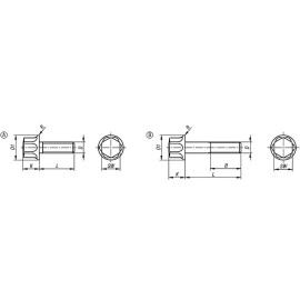 K1492 Винты Hygienic USIT с шестигранной головкой и фланцем