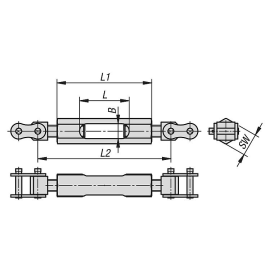 K1656 Замки для стяжных роликовых цепей