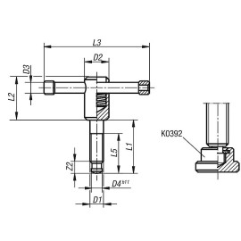 K0756 Винты верстачные из стали