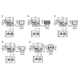 K1749 Зажимные элементы с контропорой для приспособлений (K1830)