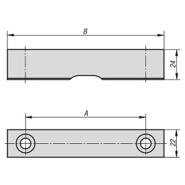 K1002 Губки зажимные гладкие для центральных кулачков Compact