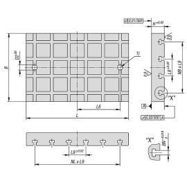 K0800 Плиты базовые с Т-пазами, EN-GJL-300