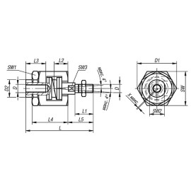 K0711 Муфты с компенсацией радиального и углового смещения
