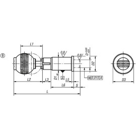 K0361 Штифты стопорные прецизионные цилиндрические