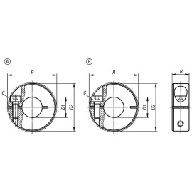 K0611 Кольца зажимные с болтом