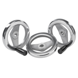 K0162 Маховики с двумя спицами из алюминия полированные