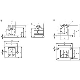 K0479 Зажимы для труб фланцевые из нержавеющей стали