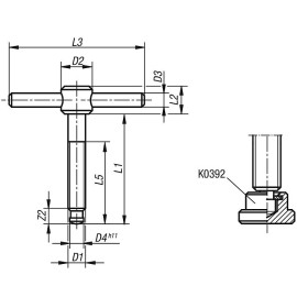 K0756 Винты верстачные из стали