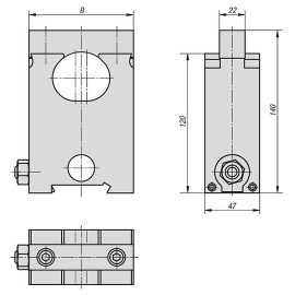 K0987 Кулачки центральные Compact для зажима нескольких заготовок