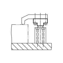 K1817 Адаптеры для крепления прихватов на прижимы (K1815)