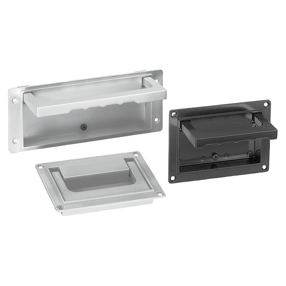 K0240 Ручки врезные из алюминия откидные