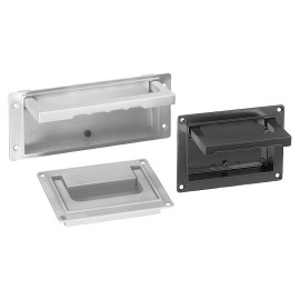 K0240 Ручки врезные из алюминия откидные