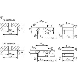 K0954 Сухари направляющие для пазов
