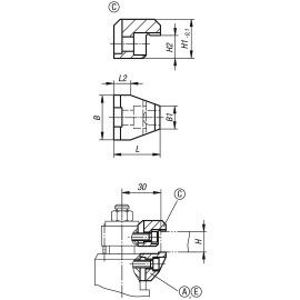 K1490 Губки для плавающих зажимов