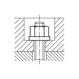 K0701 Гайки шестигранные DIN 6331 1,5xD высокие с фланцем