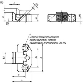 K0933 Зажимы рифленые среднепрофильные