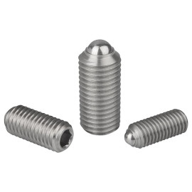 K0316 Фиксаторы пружинные с шариком, нержавеющая сталь