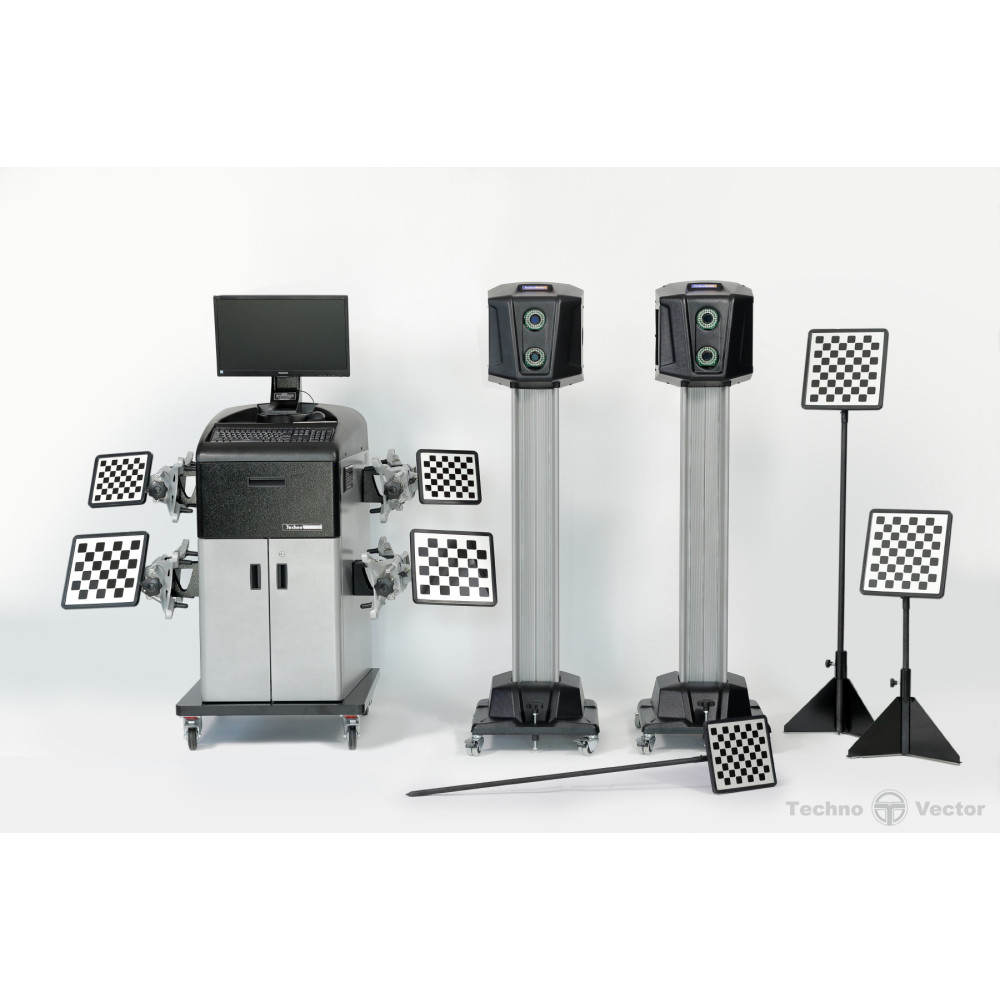 Мобильный стенд сход-развал 3D для грузовых автомобилей ТехноВектор 7 Truck T 7204 HT MC4