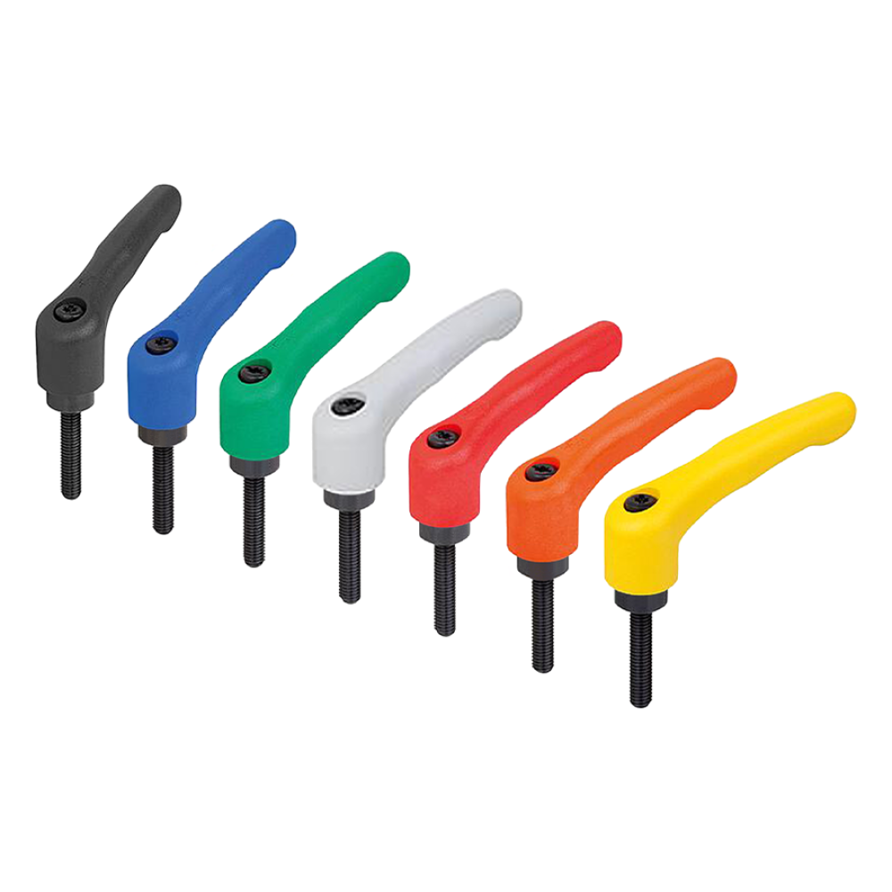 K1700 Рычаги зажимные из пластика и стали с наружной резьбой