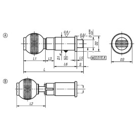 K0361 Штифты стопорные прецизионные цилиндрические