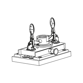 K0660 Прижимы механические антистатические с горизонтальным основанием