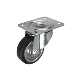 K1761 Колеса со стальным диском, резиновой шиной и крепежной платформой