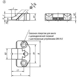 K0933 Зажимы рифленые среднепрофильные