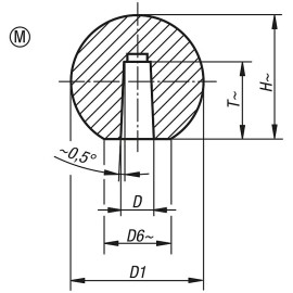 K0158 Ручки круглые DIN 319