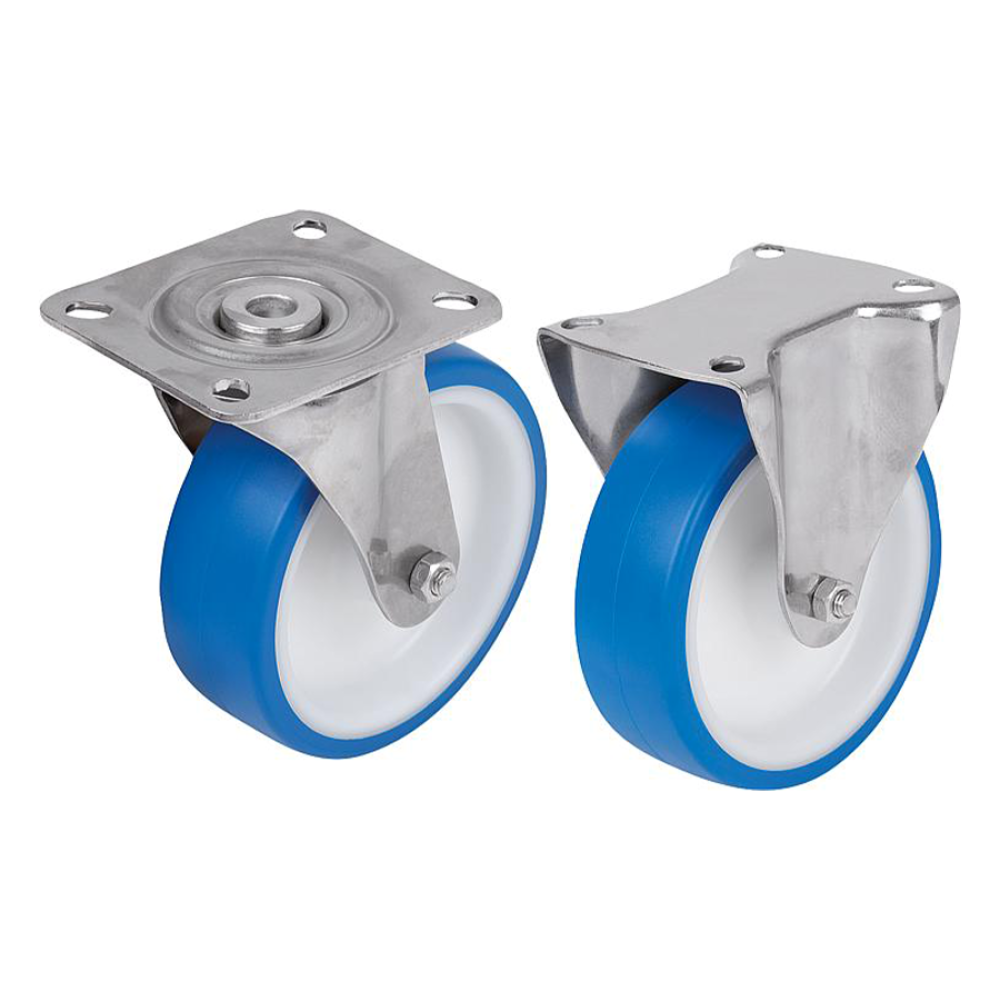 K1790 Ролики гигиеничные с корпусом из нержавеющей стали