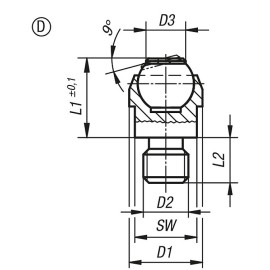 K0282 Упоры подвижные на 9°