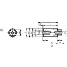 K0977 Упоры пружинные с защитой от проворачивания