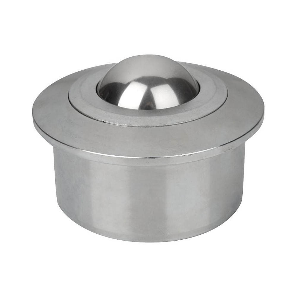 K0763 Ролики шаровые с фланцем и усиленной втулкой