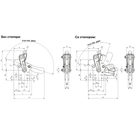 Модули прижимные механические с вертикальным основанием Kukamet 222