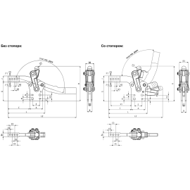 Модули прижимные механические с вертикальным основанием Kukamet 224