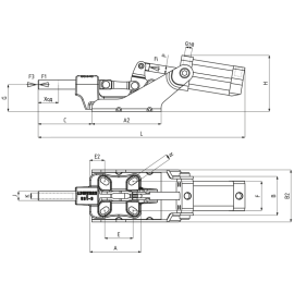 Зажимы пневматические плунжерные Kukamet 673