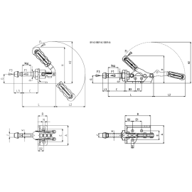 Зажимы механические плунжерные с кронштейном Kukamet 511